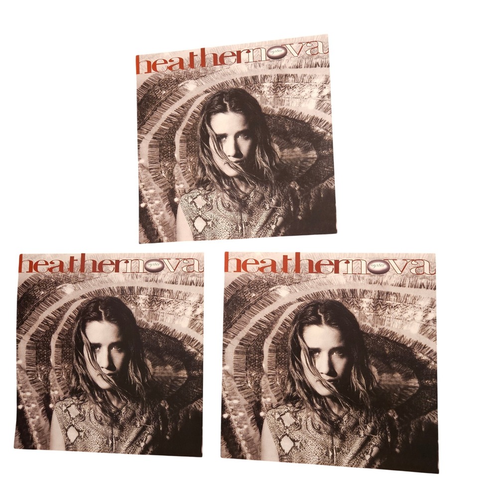 Heather Nova Oyster 1995‎ Promo Flat Album Posters 12x12 Sony Music Indie Rock